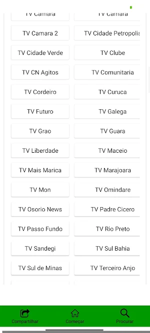 Canais do Brasil - TV Ao Vivo Screenshot 2