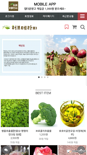 허브테라피herbtherapy Screenshot 1