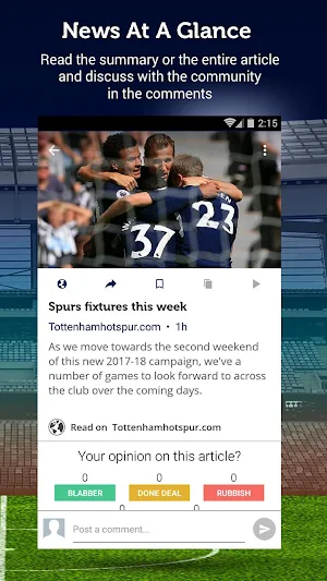 Tottenham FC Unofficial News Screenshot 3