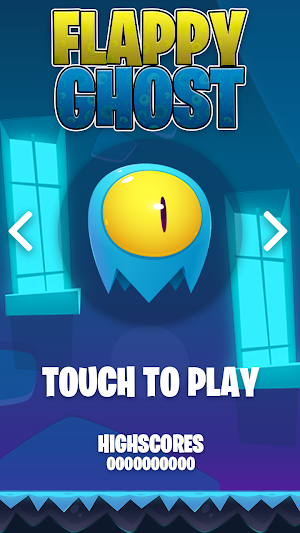 Flappy Ghost ( Flappy Game with Halloween Theme) Screenshot 0