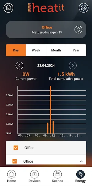 MyHeatit Screenshot 3