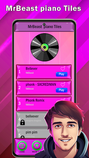 MrBeast piano Tiles Screenshot 0