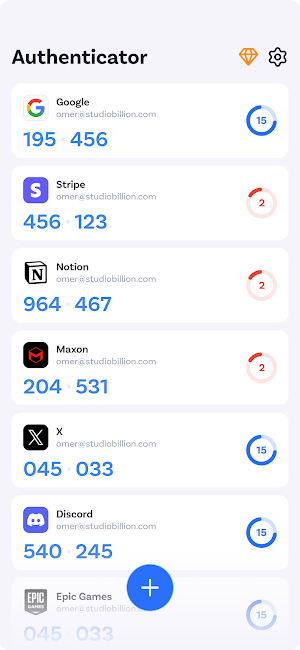Authenticator App Screenshot 0