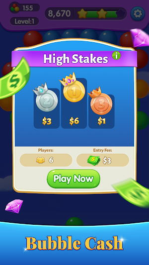 Bubble Cash : Win Real Money Screenshot 0