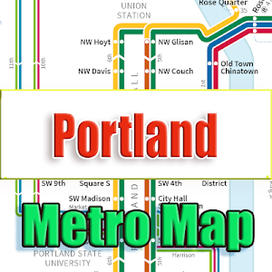 Portland USA Metro Map Offline Screenshot 0