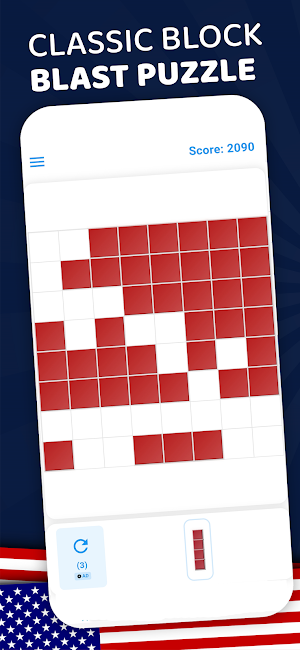Block Blast - Stars & Stripes Screenshot 0