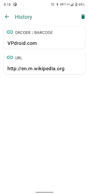 QR & Barcode Scanner Screenshot 1