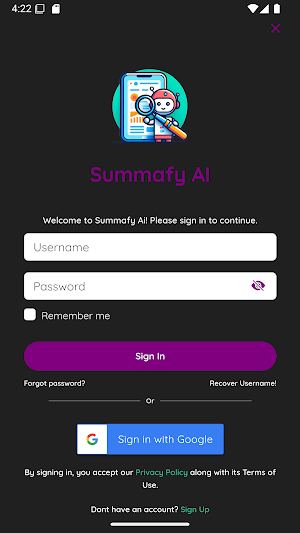 Summafy AI Screenshot 2