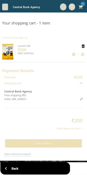 Central Book Agency Screenshot 2