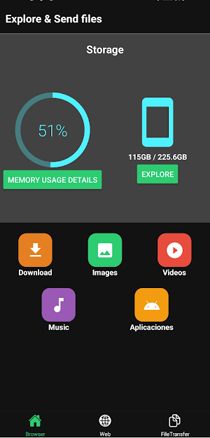 Explore&Send Files Screenshot 0