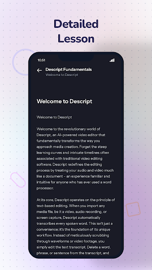 Tutor for Descript AI Video Screenshot 2