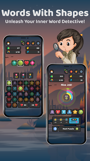 Words With Shapes - Word Game Screenshot 0