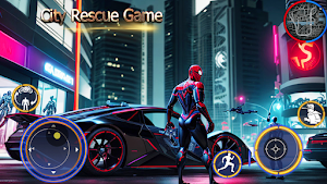 Spider Rope Hero :Spider Robot Screenshot 1