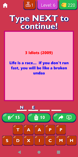Bollywood Dialogue App Screenshot 2