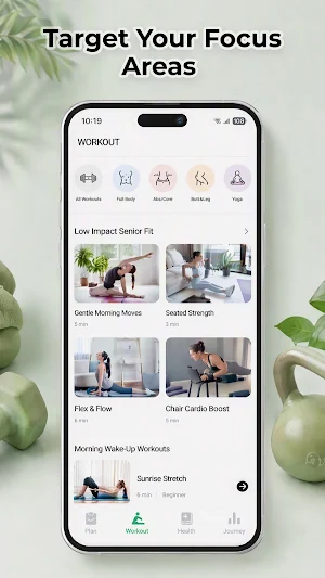 Chair Workout at Home Screenshot 1