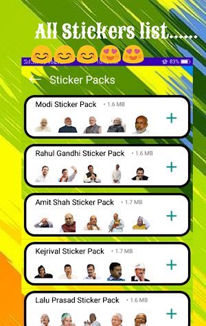 Politician Stickers for Whatsapp - WAStickerApps Screenshot 2