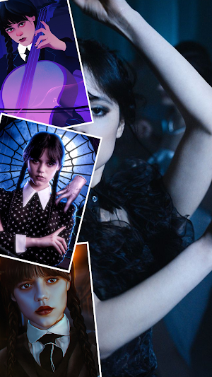Wednesday Addams 4k wallpaper Screenshot 0