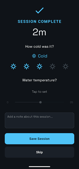 Longy: Sauna Cold Plunge Track Screenshot 3