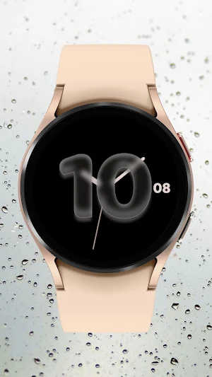 Blurred Glass Watch Face Screenshot 2