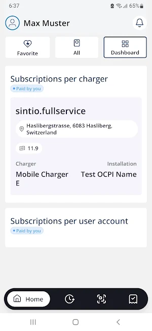 EW Höfe E-Mobility Screenshot 2