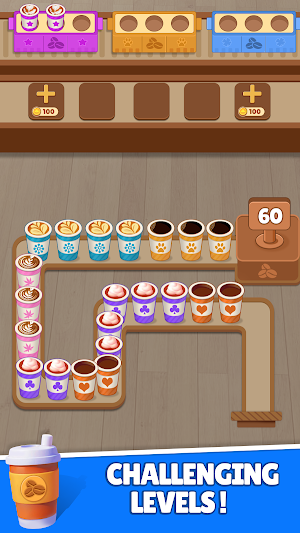 Coffee Sort: Packing Games Screenshot 0