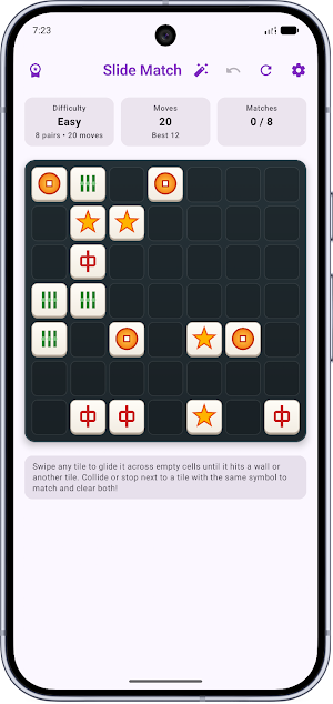 Slide Match: Tile Connect Screenshot 0