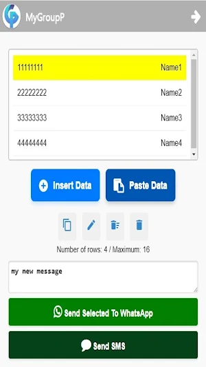 MygroupP Screenshot 2