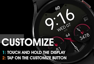 Dream 64 - Modern Watch Face Screenshot 2