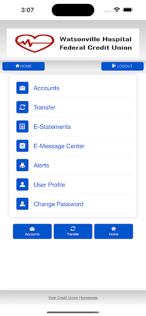 Watsonville Hospital FCU Screenshot 1