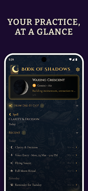 Digital Book of Shadows Screenshot 0