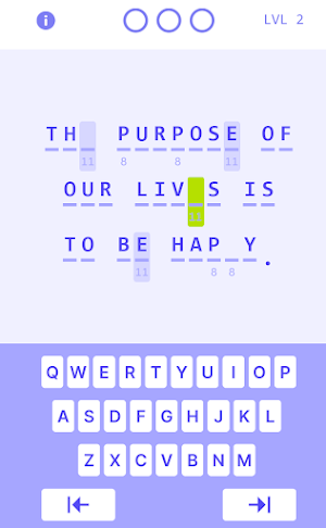 Cryptograph Puzzle Words Screenshot 3