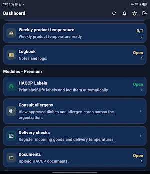 MyChef FoodSafety Screenshot 1