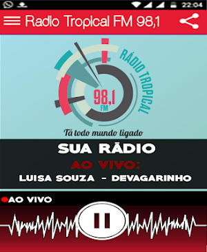 Rádio Tropical FM 98,1 Screenshot 0