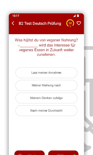 B2 Test Deutsch Prüfung Screenshot 2