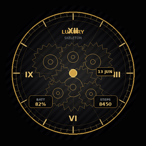 Luxury Skeleton Watch Face Screenshot 1