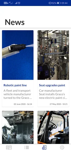 Graco Finishing Equipment Screenshot 3