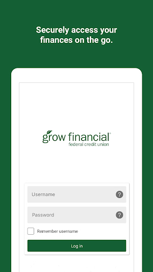 Grow Mobile Banking Screenshot 1