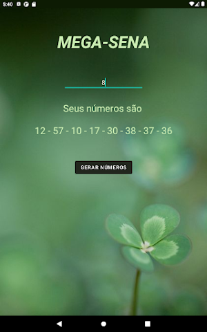 MegaSorteApp Screenshot 3
