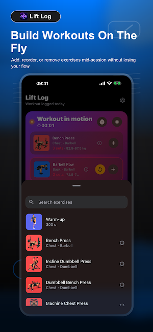 Lift Log — Gym Tracker Screenshot 2