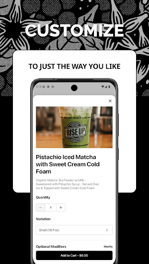 Rise Up Coffee Screenshot 2