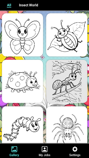 Insect Painting Fun World Screenshot 0
