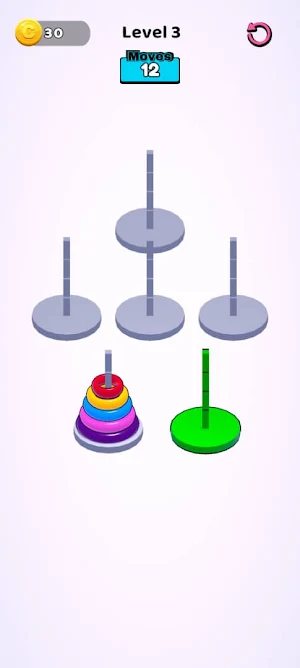 Ring Stack Sorting Size Screenshot 0