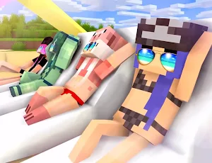 Beach Girls Mod for mcpe Screenshot 1