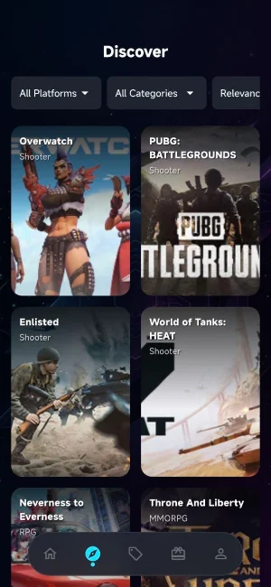 Game Finder Assistant Screenshot 1