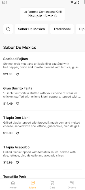 La Patrona Cantina and Grill Screenshot 1