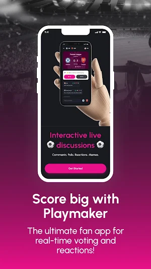 Playmaker — football live chat Screenshot 0