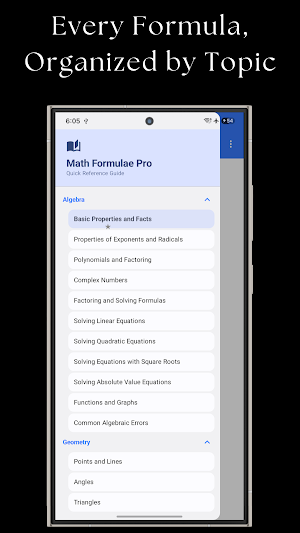 Math Formulae Pro Screenshot 0