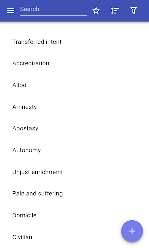 Legal terms Screenshot 0