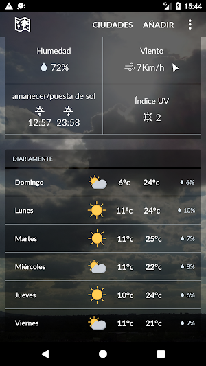 Mexico Weather Screenshot 1
