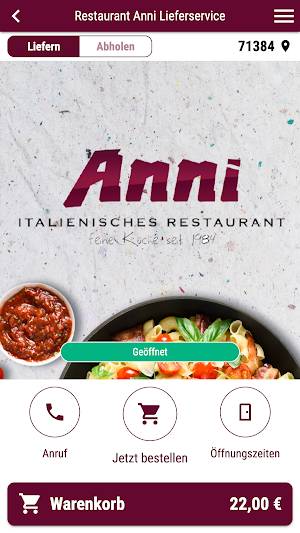 Restaurant Anni Lieferservice Screenshot 0
